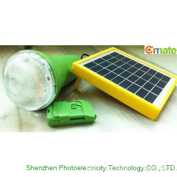 Cheap Solar LED Flashlight With A Small Remote